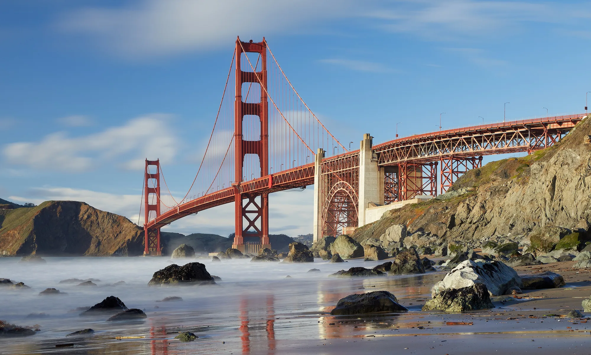 Golden Gate Bridge from Marshall’s Beach